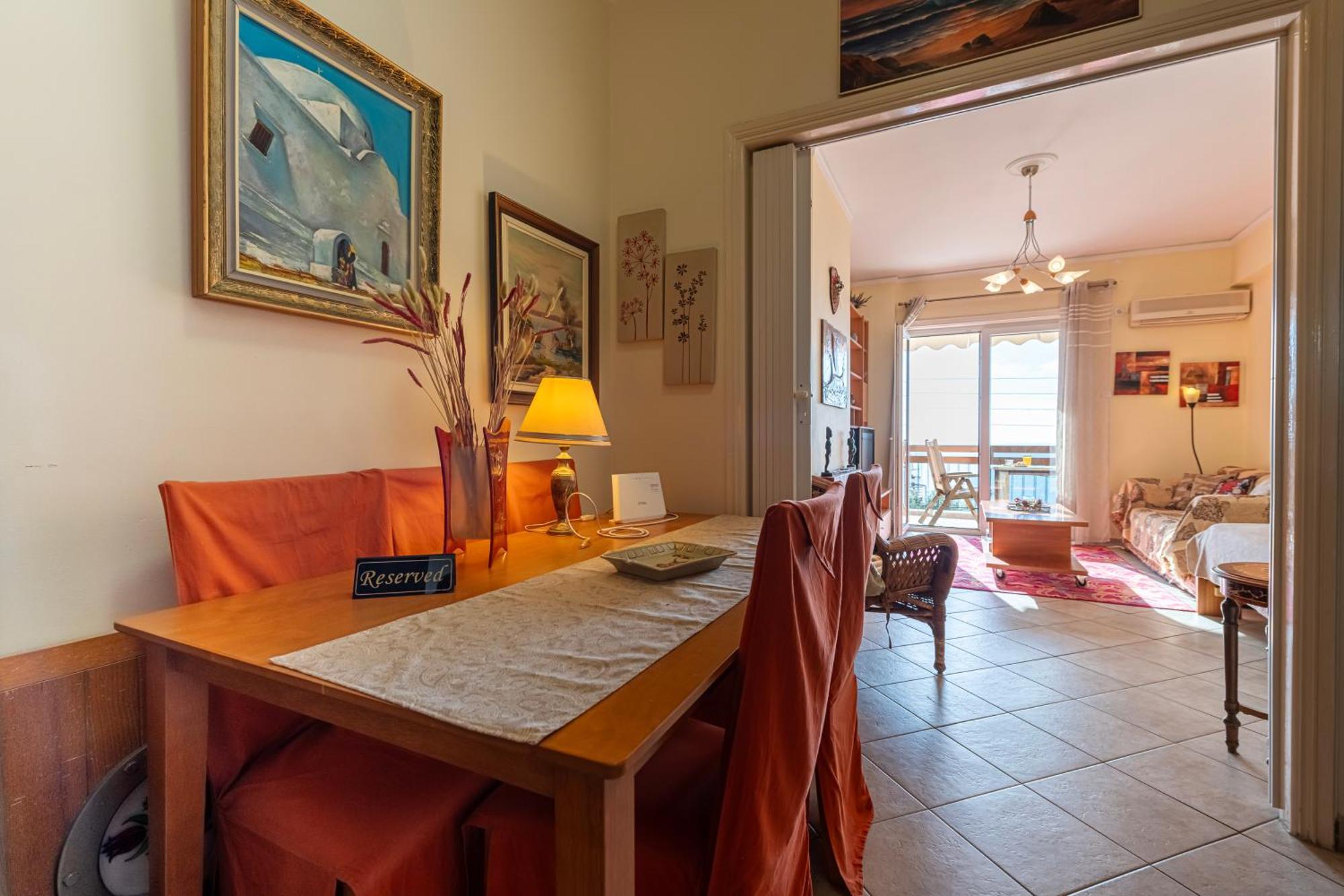 Sea View Apartment 100M From The Beach Saronida Экстерьер фото